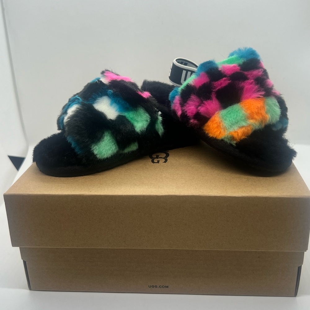 UGG Fluff Yeah Slide Checks